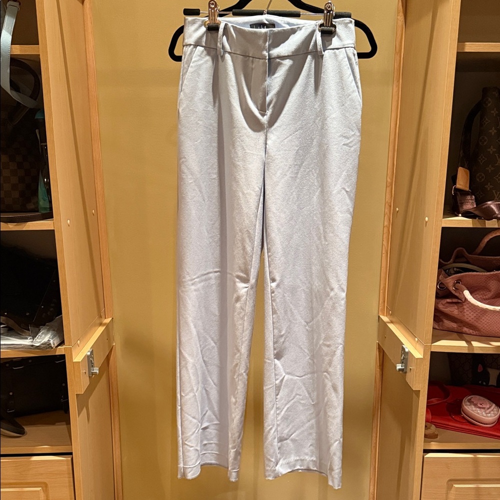Nicole Miller Light Gray Women's Trousers